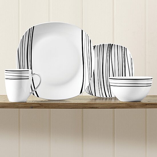 Tabletops Gallery® Justin 16-pc. Dinnerware Set