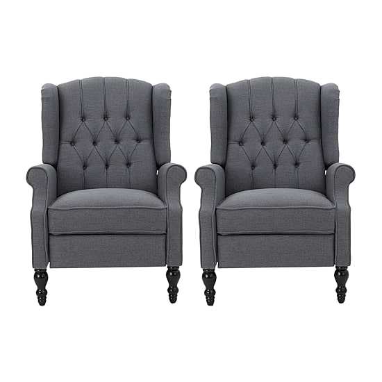 2-pc. Tufted Roll-Arm Recliner