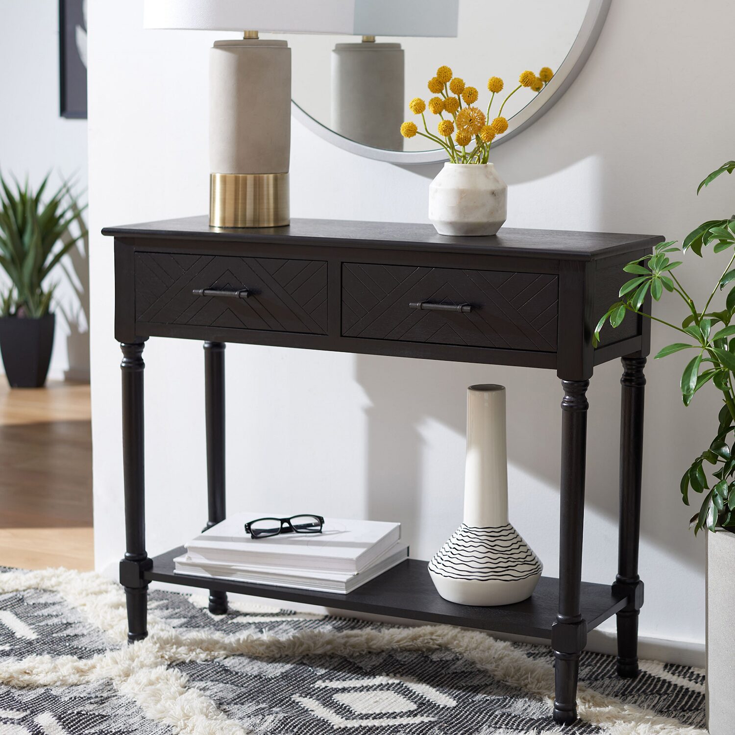 Safavieh Peyton Storage 2-Drawer Console Table