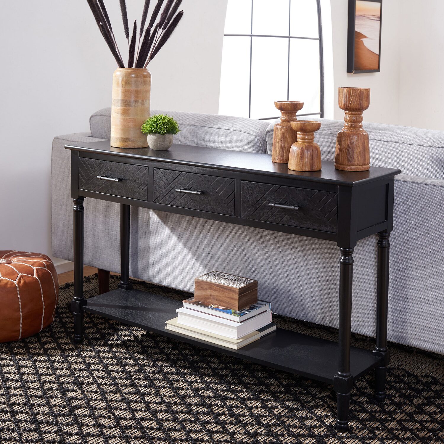 Safavieh Peyton Storage 3-Drawer Console Table