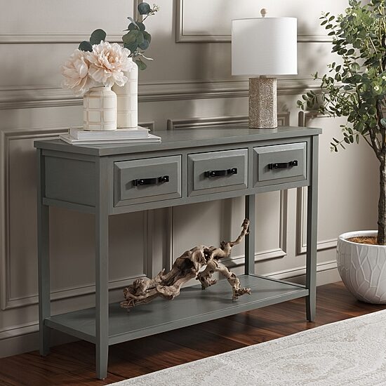 Safavieh Aiden Storage 3-Drawer Console Table