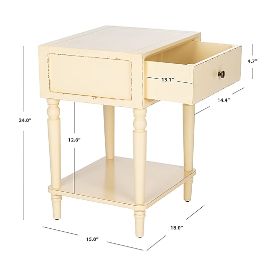 Siobhan 1 Drawer Storage End Table