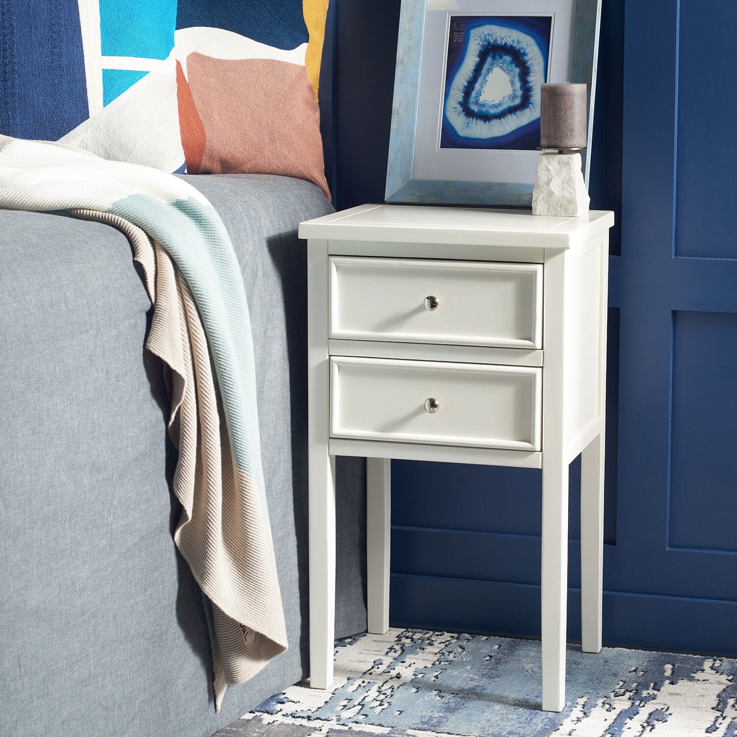 Toby 2 Drawer Storage End Table