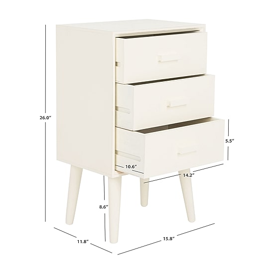 Pomona 3 Drawer Storage End Table
