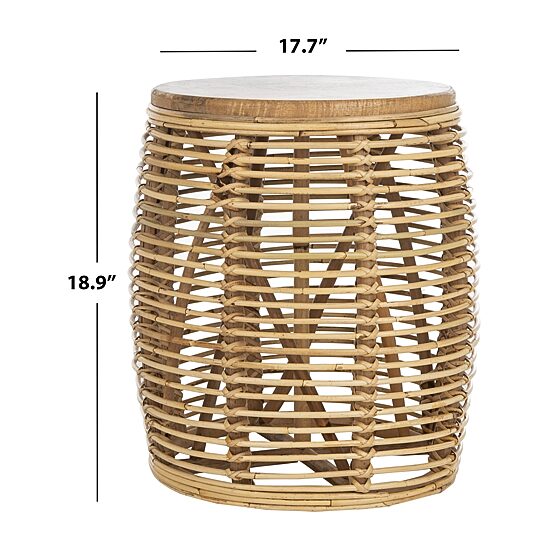Maui Wipeable Surface End Table