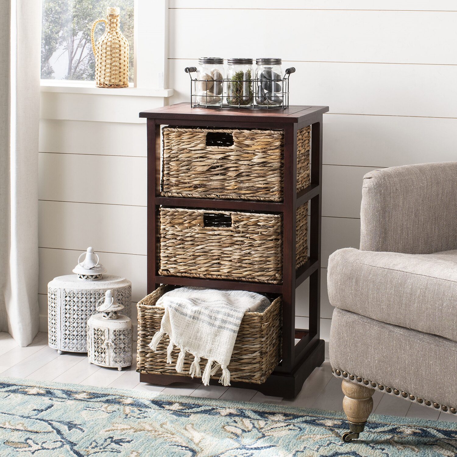 Safavieh Halle Storage 3-Drawer End Table