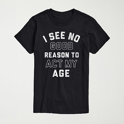 Mens Crew Neck Short Sleeve Regular Fit Big and Tall Graphic T-Shirt, 2x-large Tall, Black