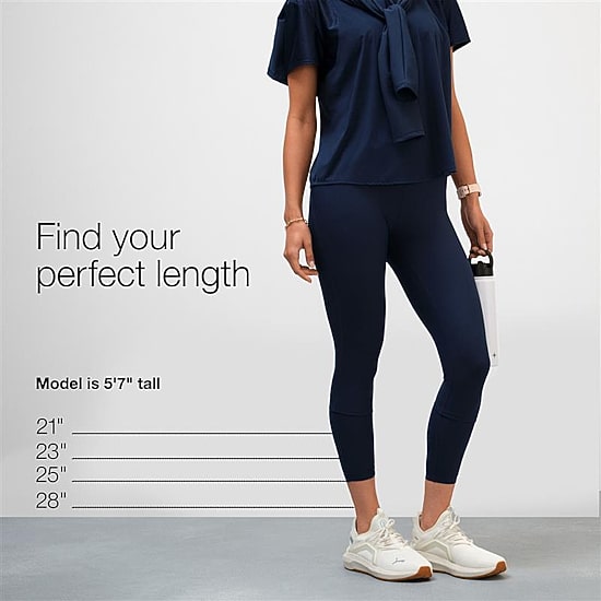 Xersion EverUltra™ Womens Quick Dry High Rise 25" Plus 7/8 Ankle Legging