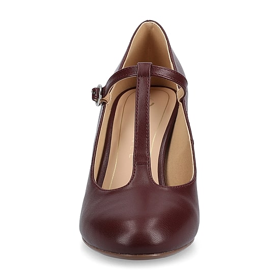 Journee Collection Talani Womens Almond Closed Toe Block Heel Pumps
