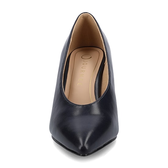 Journee Collection Womens Pointed Closed Toe Wedge Heel Pumps