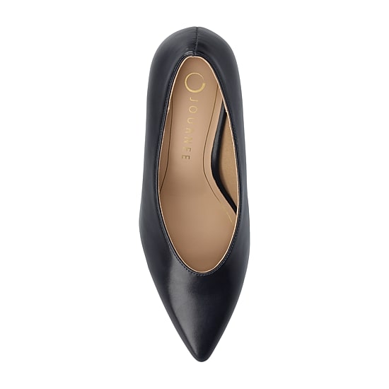 Journee Collection Womens Pointed Closed Toe Wedge Heel Pumps