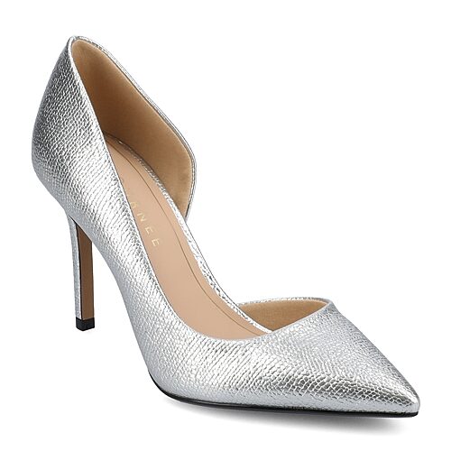 Journee Collection Blanca Womens Pointed Closed Toe Stiletto Heel Pumps, 12 Medium, Silver