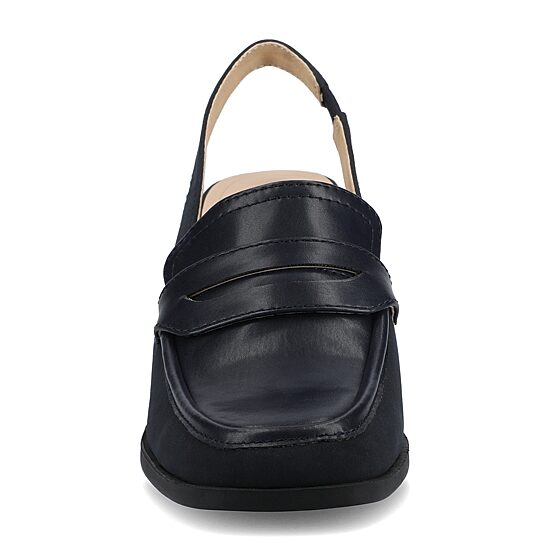 Journee Collection Henrika Womens Square Closed Toe Stacked Heel Pumps