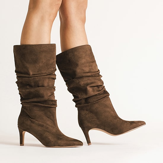 Journee Collection Womens Stiletto Heel Dress Boots