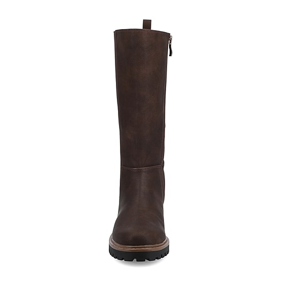 Journee Collection Womens Extra Wide Calf Block Heel Dress Boots