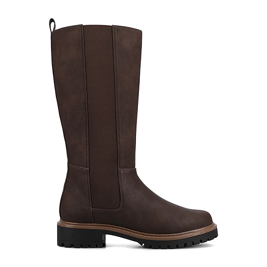Journee Collection Womens Extra Wide Calf Block Heel Dress Boots