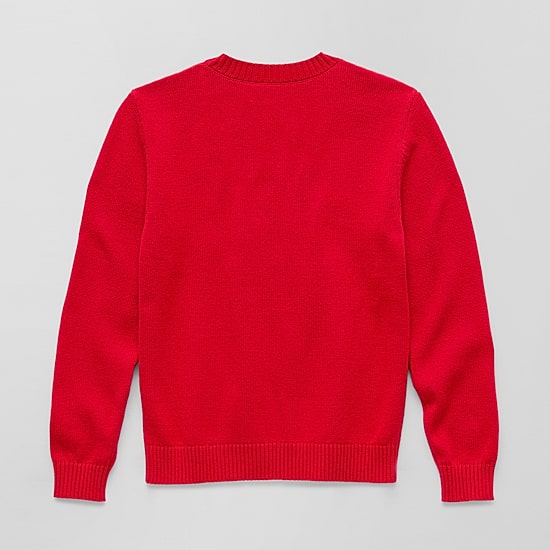Thereabouts Little & Big Kid Boys Crew Neck Long Sleeve Pullover Sweater