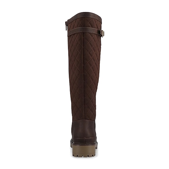 Journee Collection Womens Zemmie-Wc Wide Calf Block Heel Dress Boots