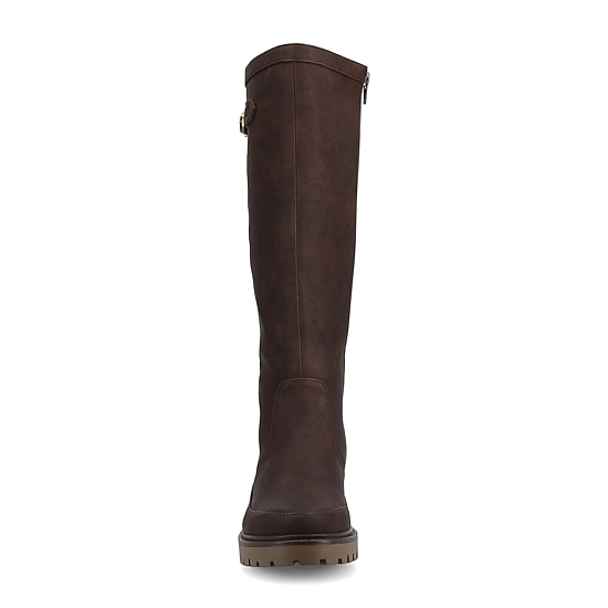Journee Collection Womens Zemmie-Wc Wide Calf Block Heel Dress Boots