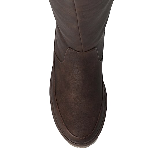 Journee Collection Womens Zemmie-Wc Wide Calf Block Heel Dress Boots