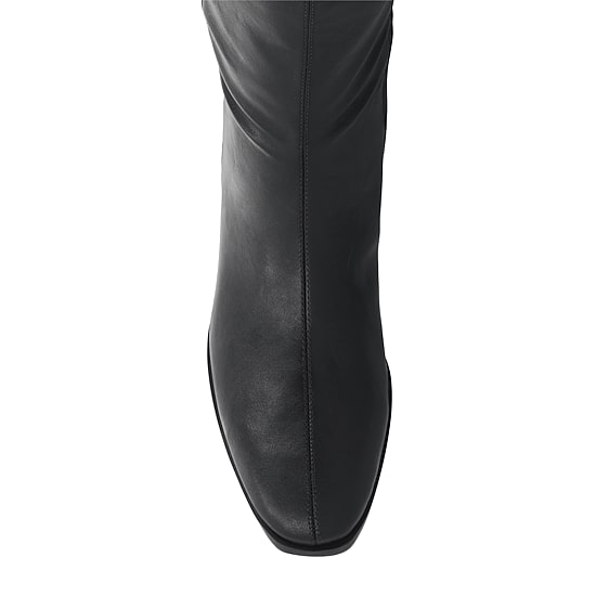 Journee Collection Womens Devri-Wc Wide Calf Stacked Heel Dress Boots