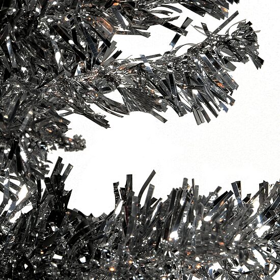 National Tree Co. Black Tinsel 6 Foot Christmas Tree