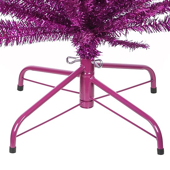 National Tree Co. Pink Tinsel 6 Foot Christmas Tree