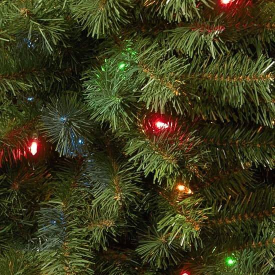 National Tree Co. Kincaid Spruce 4 Foot Pre-Lit Spruce Christmas Tree