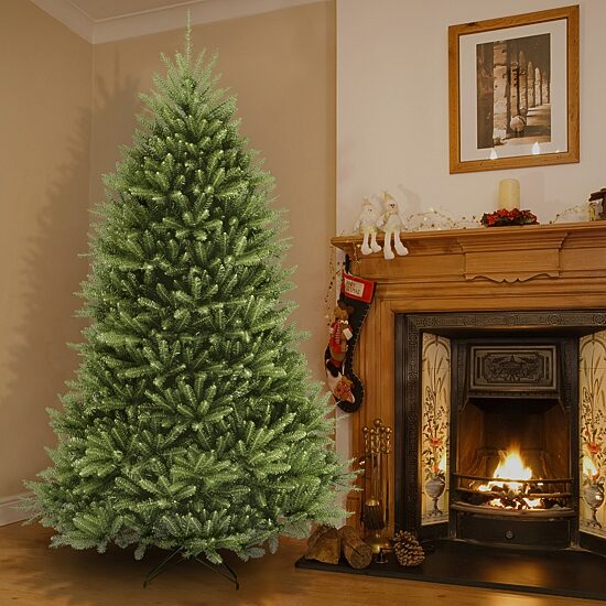 National Tree Co. Dunhill Fir Hinged 6 1/2 Foot Fir Christmas Tree