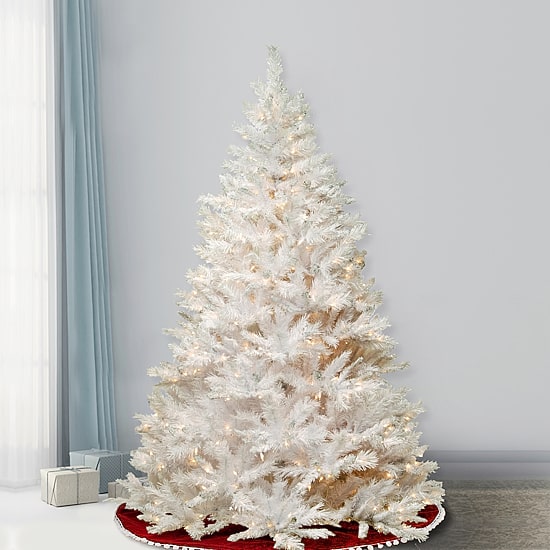 National Tree Co. Winchester White Pine 7 Foot Pre-Lit Pine Christmas Tree