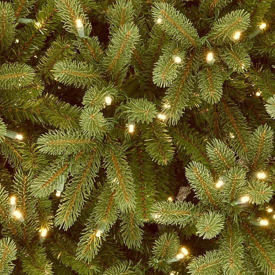 National Tree Co. Jersey Frasier Fir 7 1/2 Foot Pre-Lit Fir Christmas Tree