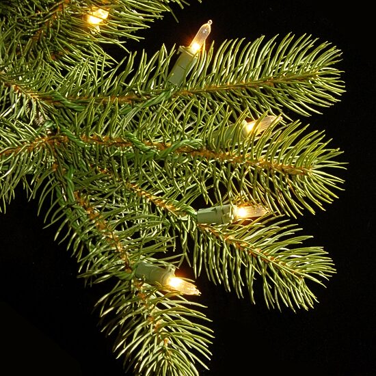 National Tree Co. Downswept Douglas Fir Hinged 10 Foot Pre-Lit Fir Christmas Tree