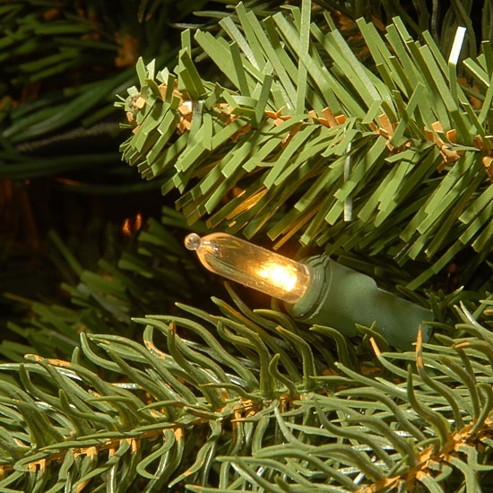 National Tree Co. Jersey Fraser Pencil Slim 7 1/2 Foot Pre-Lit Fir Christmas Tree