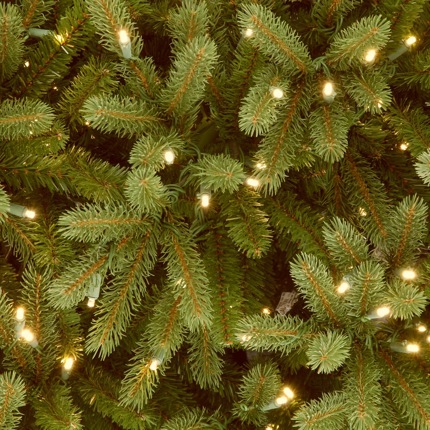 National Tree Co. Jersey Fraser Fir Hinged 7 1/2 Foot Pre-Lit Fir Christmas Tree
