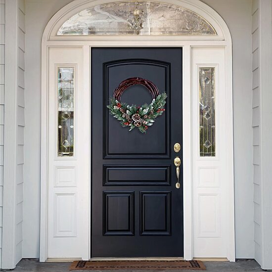 National Tree Co. Frosted Grapevine Wreath
