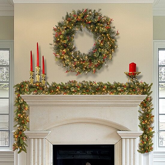 National Tree Co. Wintry Pine Wreath