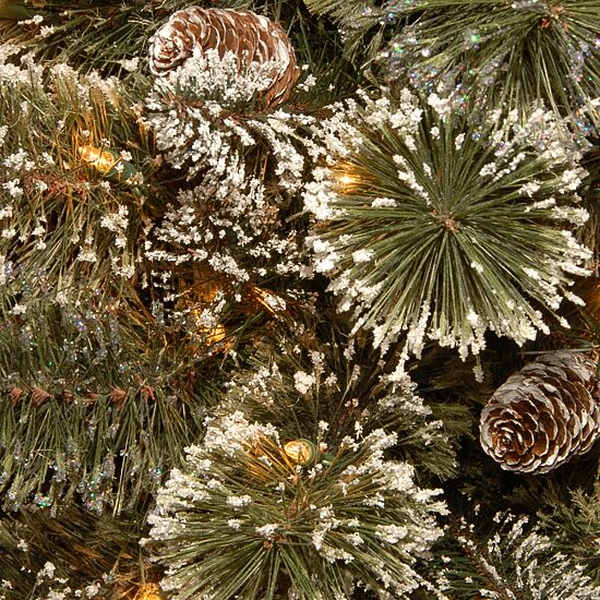 National Tree Co. Glittery Bristle Pine Wreath