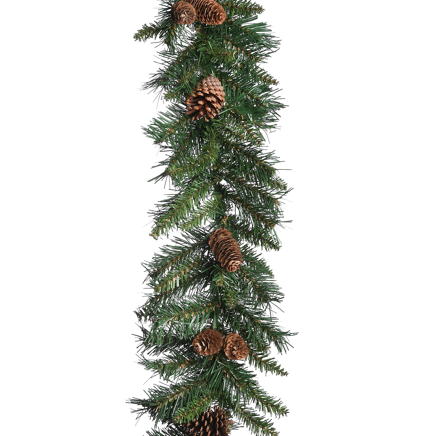 National Tree Co. Pine Cone And Mixed Branch Tips Christmas Indoor Outdoor Garland