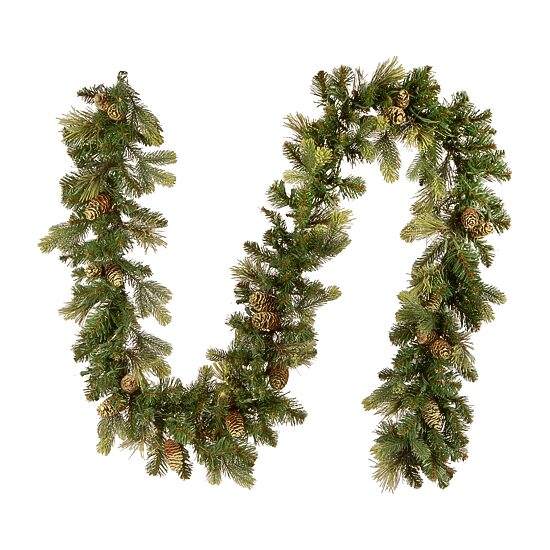 National Tree Co. Carolina Pine Christmas Indoor Outdoor Garland