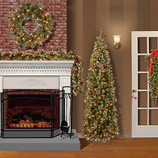 National Tree Co. Crestwood Spruce Christmas Indoor Outdoor Garland