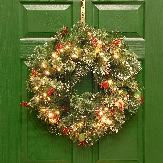 National Tree Co. Berries And Pinecones Wintry Pine Wreath