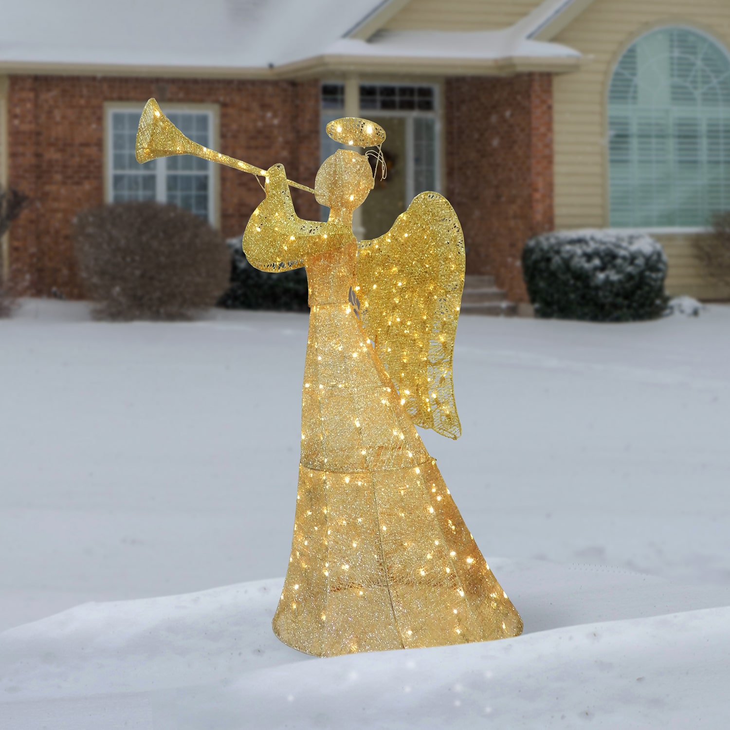 National Tree Co. Trumpeting Angel Christmas Yard Art
