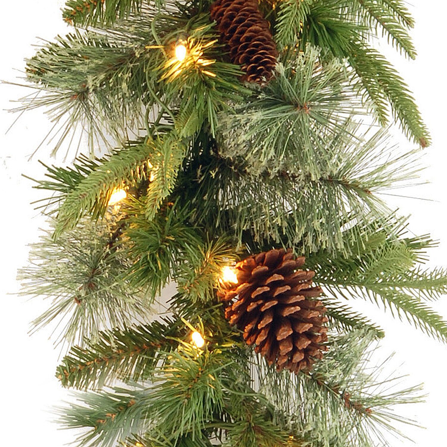 National Tree Co. Colonial Feel Real Christmas Indoor Outdoor Garland