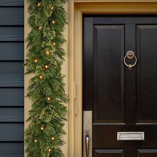 National Tree Co. Wispy Willow Christmas Indoor Outdoor Garland