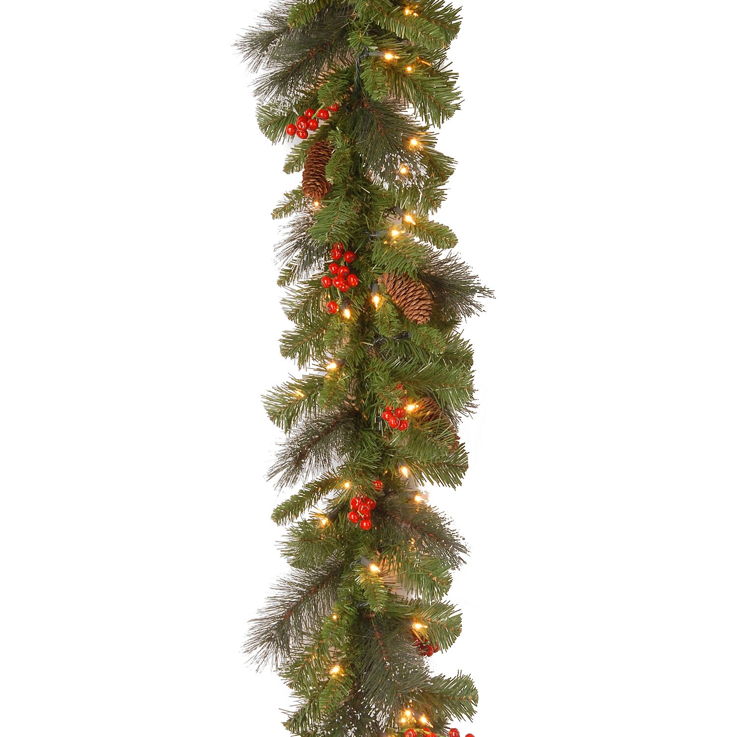 National Tree Co. Crestwood Spruce Christmas Indoor Outdoor Garland