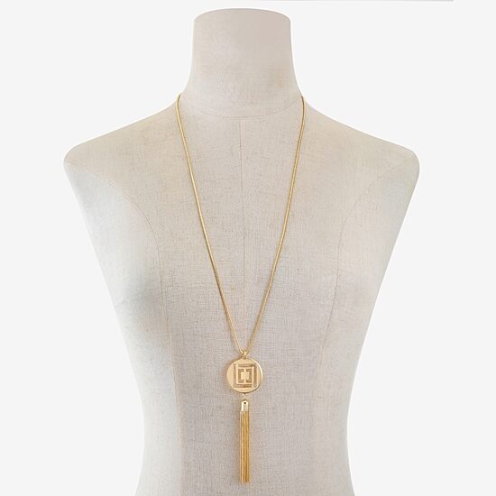 Liz Claiborne Tassel Womens 30 Inch Strand Necklace