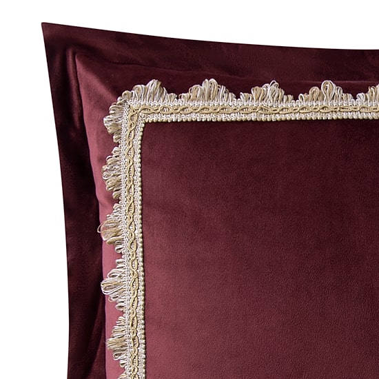 Rose Tree Emmaline Velvet Embroidered Reversible Euro Sham