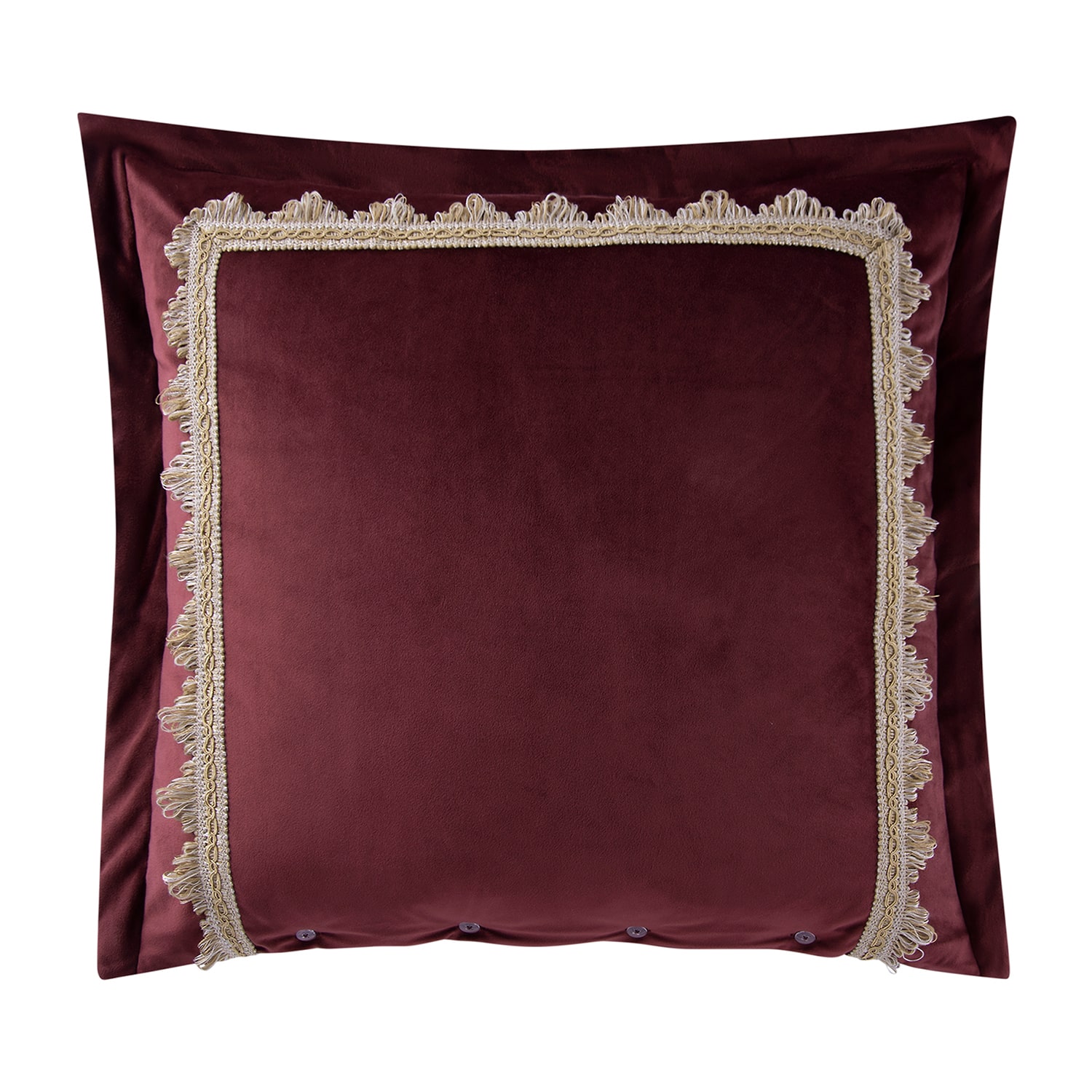 Rose Tree Emmaline Velvet Embroidered REVERSIBLE Euro Sham