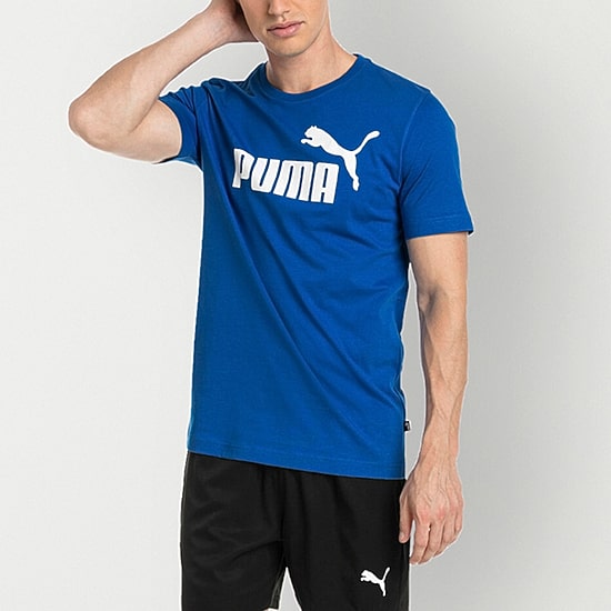 PUMA Mens Crew Neck Short Sleeve Active T-Shirt