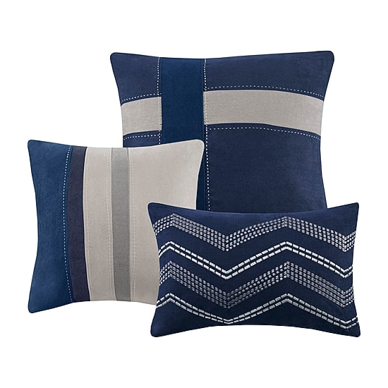 Madison Park Hanover Faux Suede 7-pc. Comforter Set